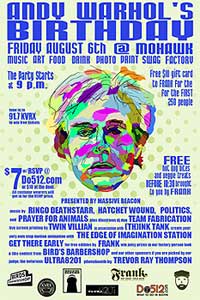 andy warhol at the mohawk
