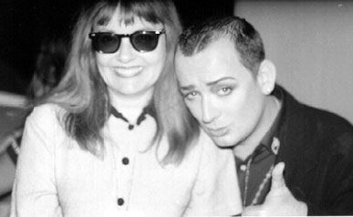 Bibbe Hansen and Boy George