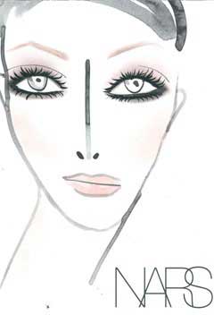 Drawing - Nars model
