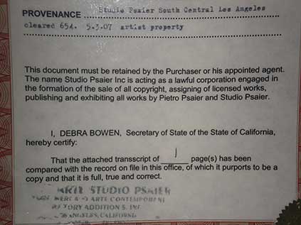 pietro psaier state of california document