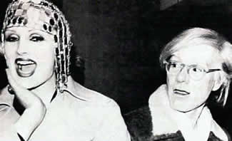 Candy Darling and Andy Warhol