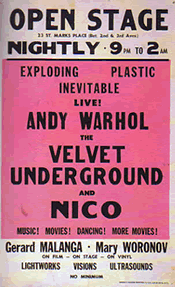 Andy Warhol, Velvet Underground and Nico poster