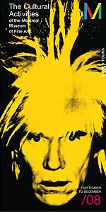 montreal warhol brochure cover