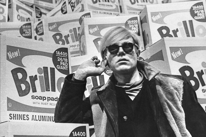 Andy Warhol with Brillo Boxes Stockholm