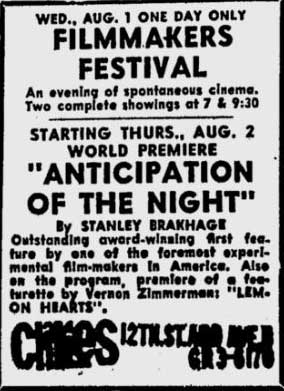 Anticipation of the Night world premiere ad