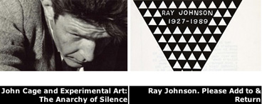 john cage ray johnson at MACBA