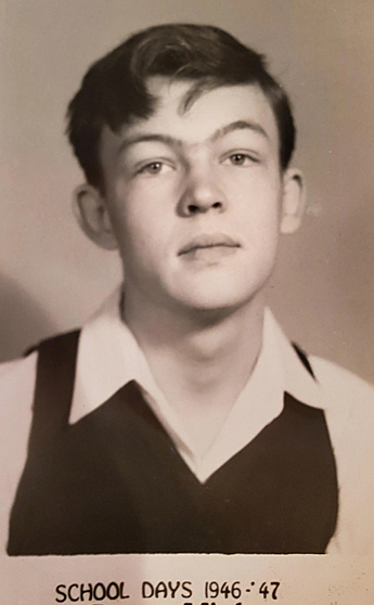 The artist Harold Stevenson in his youth