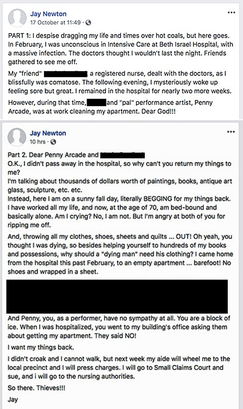 Jeremiah Newton and Penny Arcade