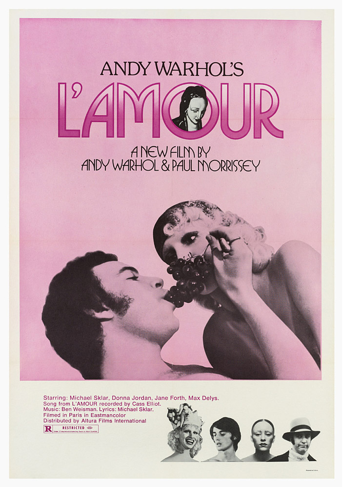 Andy Warhol's film L'Amour poster