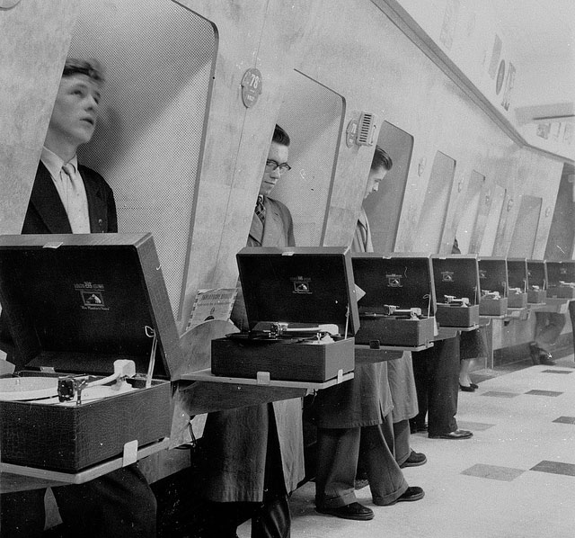 music at hmv 1960s