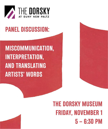 Reva Waltz on panel at New Paltz