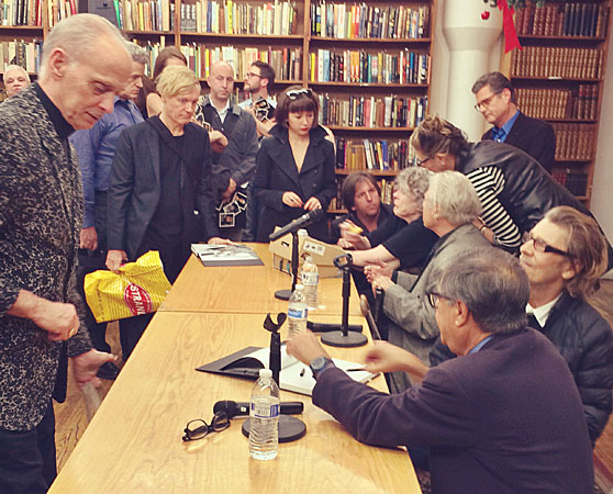 Thomas Kiedrowski and others at the Brigid Berlin book signing