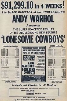 Lonesome Cowboys ad